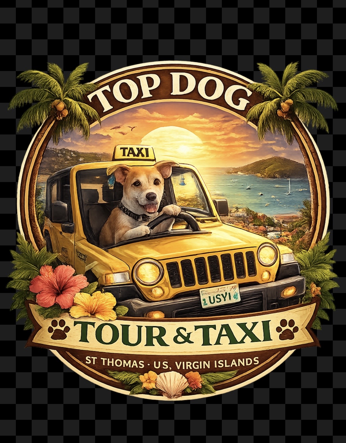 Top Dog Tour & Taxi logo
