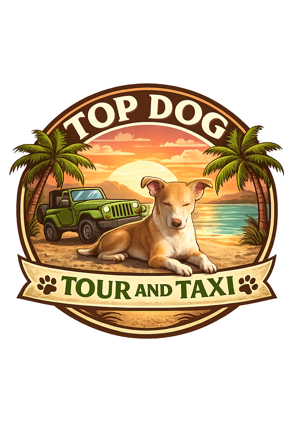 Top Dog Tour and Taxi logo